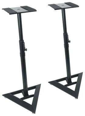 Rsm3 Rockville 2 Studio Monitor Bookshelf Speaker Stands/sturdy Base/push-button