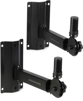 Ri-spk-wm50 Rok-it Adjustable Wall-mount Speaker Bracket Pair - Black