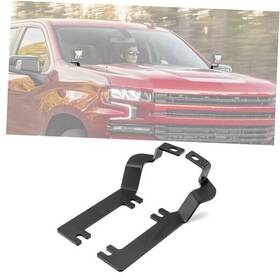 Romelack 70ro104031 Hood Mount Brackets Ditch Light Pods Bracket Fit Chevy Silverado 1500 2019-2022