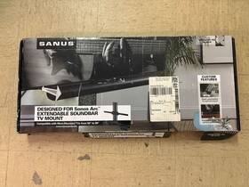 Wssatm1-b2 Sanus 5465487 Sonos Arc Extendable Soundbar Tv Mount Model Black