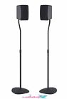 Sanus Adjustable Height Home Theater Speaker Stand Hold Satellite Small Bookshelf Rack 793795380456