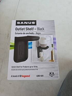 Los1-b1 Sanus Los1b1 Outlet Shelf Black Legrand