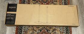 Oss22-w2 Sanus New In Box Speaker Stands For Sonos One Play 1 And Sl - Pair White