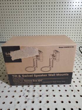 Oswme12-w2 Sanus Speaker Wall Mounts For Sonos Era 100 Black 1 Pair