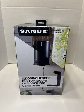Wssmm1-b2 Sanus Black Indoor/outdoor Mount For Sonos Move Great Condition