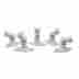 Sats05-w Vantage Point Universal Satellite Speaker Mount Kit White 734703400866