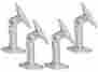 Sb19w4 Oem 4 Pc Pack Universal Wall Ceiling Satellite Speaker Mount Bracket Lot White Bose