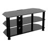 Sdc1000cmbb-a Avf Group Classic Corner Glass Tv Stand With 726084837621