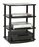 22363 Se-a4 B -b Plateau Corp Audio Stand In Black Oak Finish 758019002071