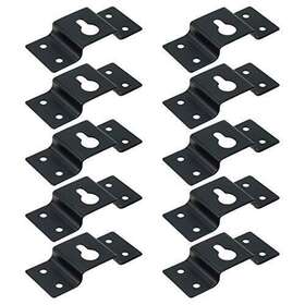 Semetall 779712239380 10 Pack Metal Wall Mount Hook Hanger Bracket For Surround Sound Box Speakerbl