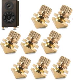 Serounderwps043xh9b Serounder 445039793722 Copper Speaker Spikes Shock Base Pad Subwoofer Suspension Isola