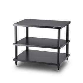 Sss2-3blk Solidsteel S2-3 Three-shelf Audio Rack - Black