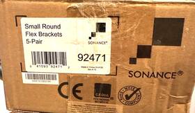 Sonance 041093924712 - Small Round Flex Brackets 4.5 Inch For Select Speakers 10 Pack