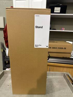 Sonos 878269006800 Speaker Stand For One And Play 1 With Cable Management Vibration Feet