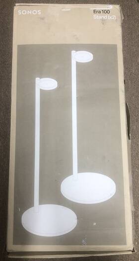E10spww1 Sonos Genuine - Era 100 Speaker Floor Stands Pair White