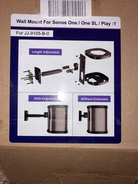 Jj5033 Sonos One / Sl Play 1 Wall Mount For One/ Sl/ 2 Pack