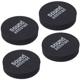 Sound Addicted 717932761991 Isolation Pads For Soundbar - Anti Vibrations Foam Feet 4pack 2.5ftft X