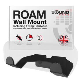 Sound Bass 065010723696 Roam Wall Mount Bracket Black Single 1pc Compatible With Sonos Roa