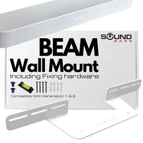 Sound Bass 706581983366 Soundbar Mount For Sonos Beam Compatible With Generation 1 And 2