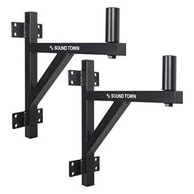 Sound Town 810062038220 2-pack Wall Mount Speaker Brackets Fits 35mm Mounts Stwsd-f15a-pair
