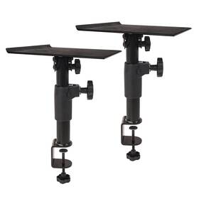 Sound Town 810062038930 2pack Desktop Clampon Studio Monitor Speaker Stands With Horizontal/vertical Spe