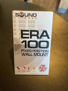 Soundbass-era100-wht Soundbass Sanus Fixed Speaker Wall Mount For Sonos Era 100
