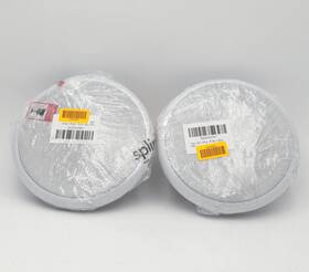 X003ye5181 Splin Ceiling Speaker Mount Metal Grille In White - Lot Of 2