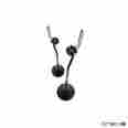 Ssh40-bb Ssh40 Vantage Point Save Universal Speaker Stands Adjust 28 To 40 Black 734703414016