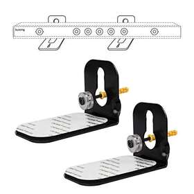 Suixing 786784838076 Sound Bar Mounts Universal Wall Mount Kit Mounting Bracket Compatible Most Of