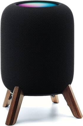 Sunley Master 313108213266 Real Wood Stand For Homepod 2nd Gen 2023 Released Wooden Holder With Metal Fr