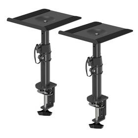 Sdm001b Suptek Clamp-on Speaker Stand Desk Mount Set Height Adjustment Tilt Swivel 9.6 X