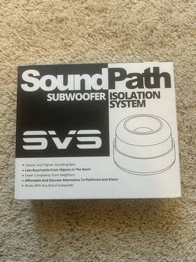 Svs 645759425874 Soundpath 4-pack Subwoofer Isolation System Open Box