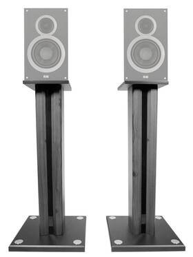 Technical Pro 613815730262 Pair 26 Inch Bookshelf Speaker Stands For Elac B6 Speakers