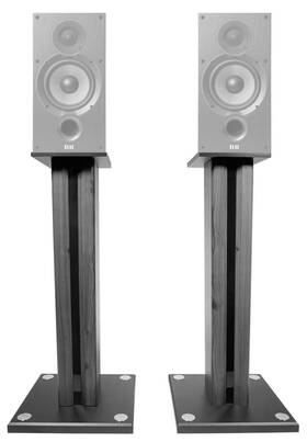 Technical Pro 613815730279 Pair 26 Inch Bookshelf Speaker Stands For Elac Debut 2.0 B6.2 Speakers