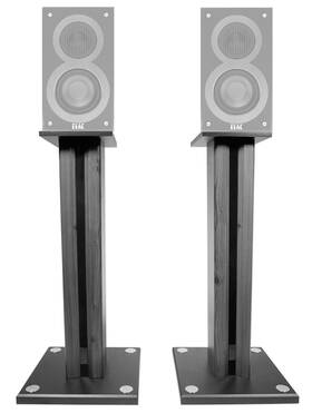 Technical Pro 613815730286 Pair 26 Inch Bookshelf Speaker Stands For Elac Debut B4 Speakers