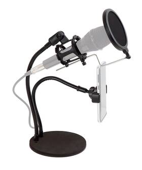 Liveshow2m Technical Pro Conference Room/work From Home/office Desk Stand Phone/mic Holder