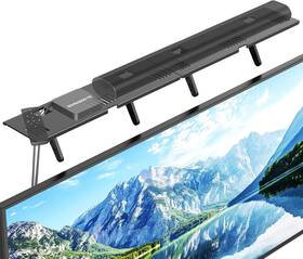 Tengwei 445038440443 Soundbar Mount No Drilling Steel Tv Top Shelf Fits Most Of Sound Bars Up To 15