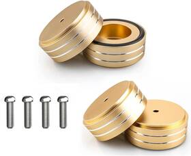 Tertullus 445039989965 4 Pcs Speaker Feet Aluminum Hifi Turntable Isolation Aluminu