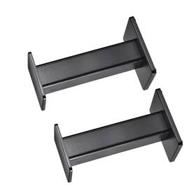 Uxcell 680811641083 2pcs Wood Speaker Stands 19.7 Inch 50cm Stand Hollowed Bases
