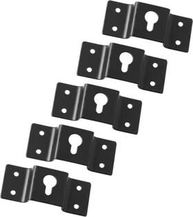 A15011200ux0429 Uxcell Diy Audio Sound Box Speaker Wall Mount Iron Hook Hanger Plate 5pcs