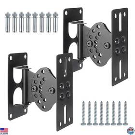 Ustram-27579 Visit The Btsky Store Heavy-duty 2-pack Speaker Wall Mounts - Adjustable Metal Brackets 88 Lbs