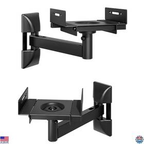 B0fn41zn18 Visit The Pegzone Store Premium Adjustable Speaker Wall Mounts 55 Lbs Capacity Fits 5.1 Inch To 11.2