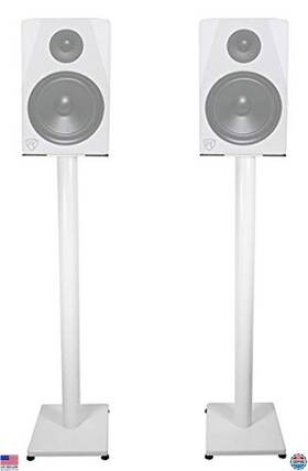 Rs37w-v2 Visit The Rockville Store Rs37w V2 37 Inch Steel Studio Monitor And Bookshelf Speaker Stands 60 Lbs