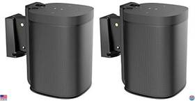 Yn-1wall-bl-2 Visit The Ynvision.design Store Adjustable Wall Mount Bracket For Sonos One Sl And Play 1