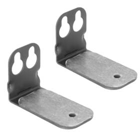 Vivo 818538027440 Steel Universal Dual Soundbar Wall Mount L Brackets Extending Speaker Arm Ho