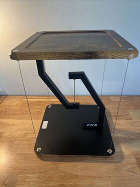 Vivo Stand-ten01d Anti-gravity 12 Inch Tabletop Speaker Stand Floating 15 Tall Vtg Brown