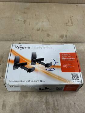 8120200 Vogel S Products B.v Vlb 200 Universal Speaker Wall Bracket Swivels Up To 90 Max. 44 Lbs Black