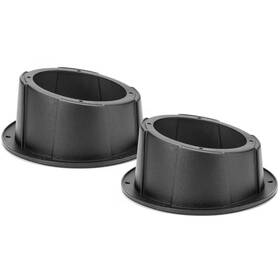 Vrbgify 726084703599 Universal 6.5 Inch Angled Speaker Enclosure Boxes Surface Mount With Sealed Pad F