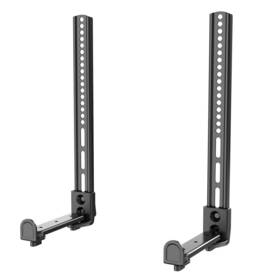 Wali 811278023598 Universal Sound Bar Mount Bracket For Mounting Above Or Under Tv With Non-sli