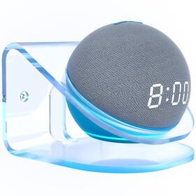 Wali 811278025424 Speaker Wall Mount Holder For Echo Dot 4th 5th Gen Space Saving Transparent